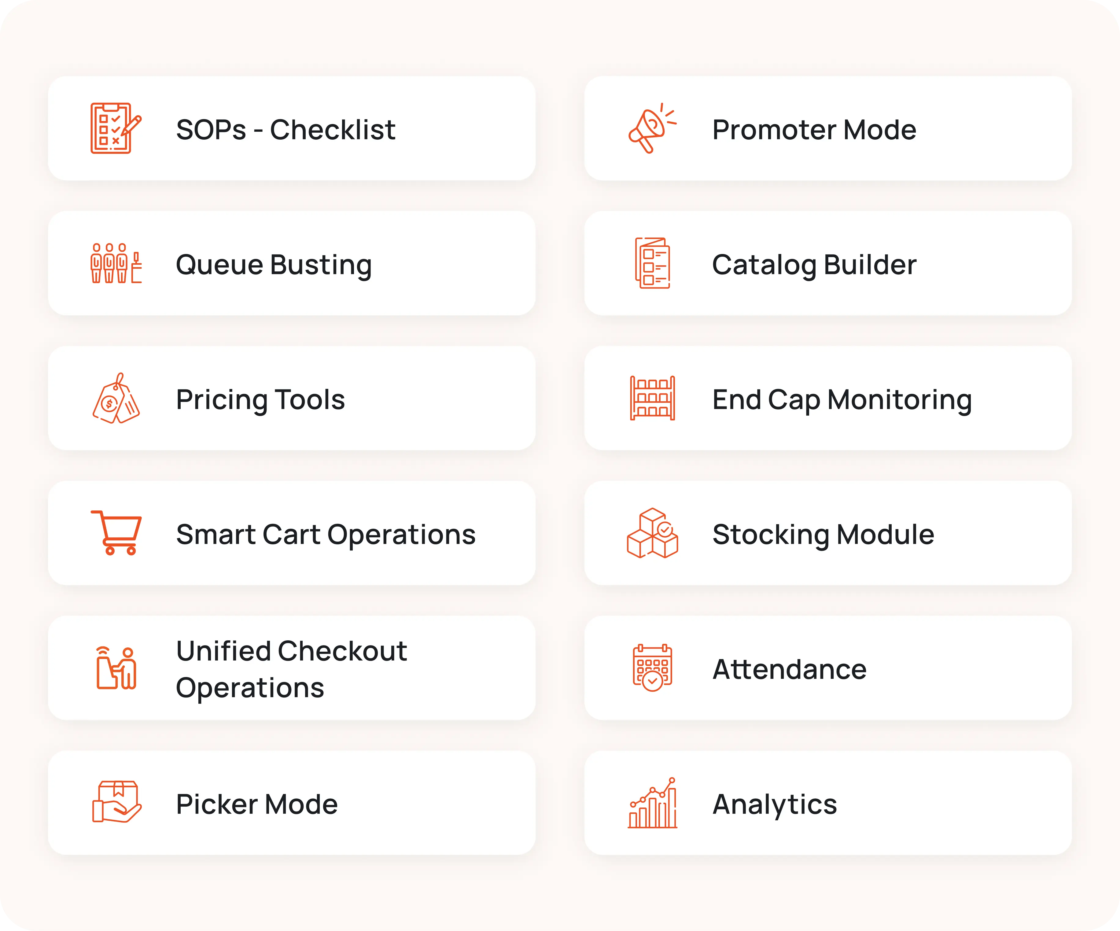 12+ Modules to transform your Operations